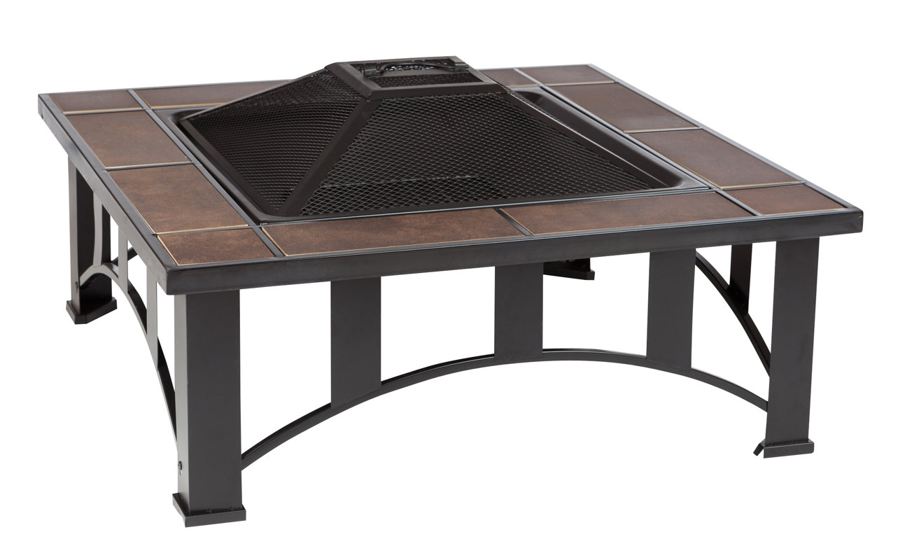 Fire Sense Steel Wood Burning Fire Pit Table & Reviews Wayfair